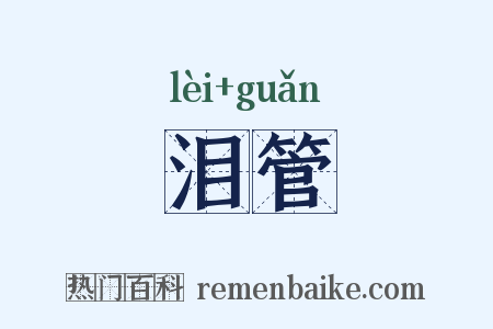 泪管是什么意思的图片